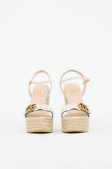 Gucci Double G Espadrille Wedge