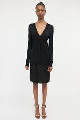 Gucci Eyelet Logo Cardigan