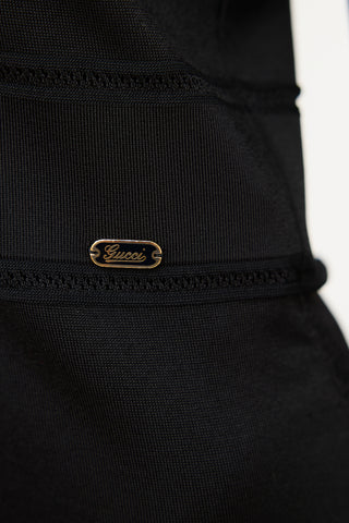 Gucci Eyelet Logo Cardigan