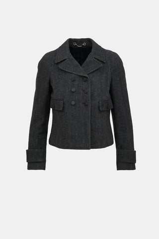 Gucci FW 2007 Wool Patterned Jacket