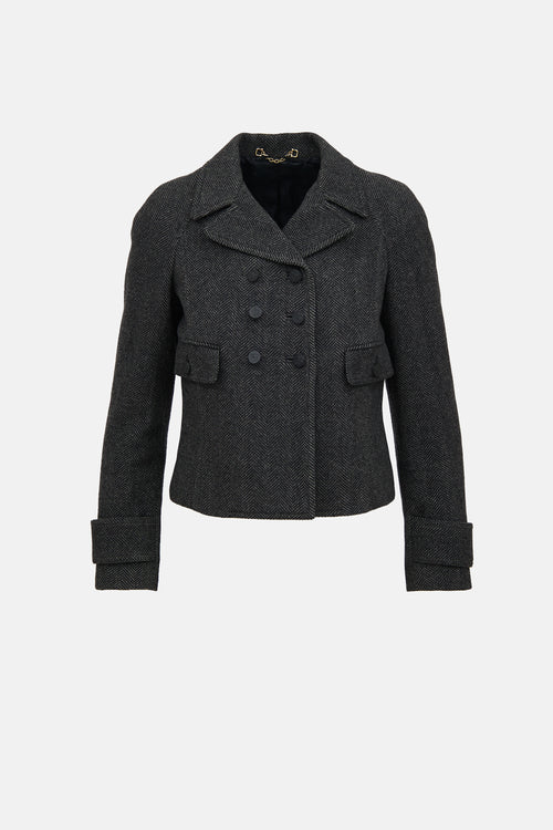 Gucci FW 2007 Wool Patterned Jacket