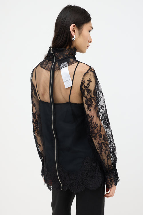 FW 2022 Tulle & Lace Top