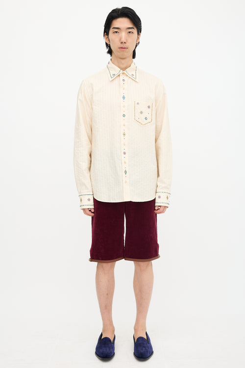 Gucci FW 2020 Embellished Shirt