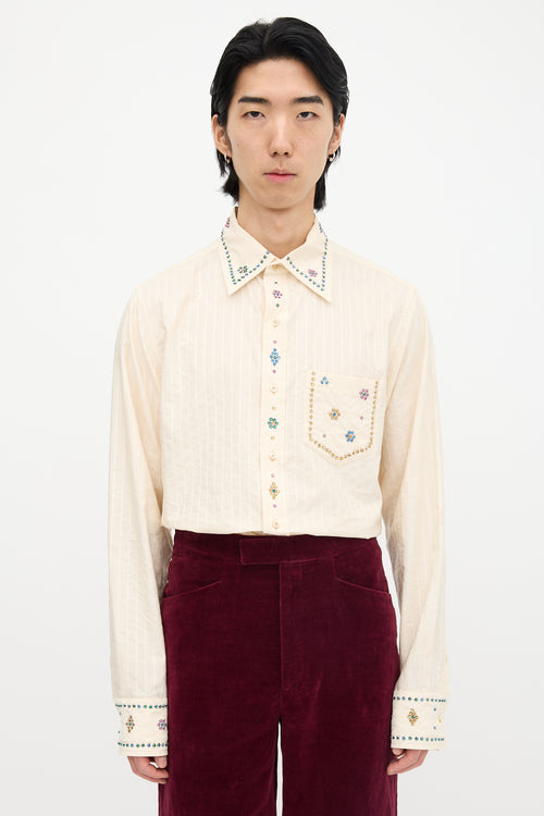 Gucci FW 2020 Embellished Shirt