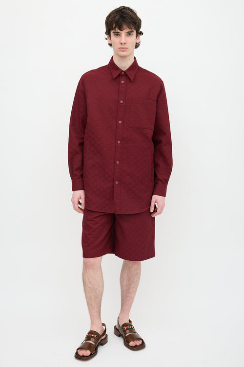 Gucci FW 2020 GG Jacquard Shirt