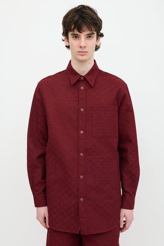 Gucci FW 2020 GG Jacquard Shirt