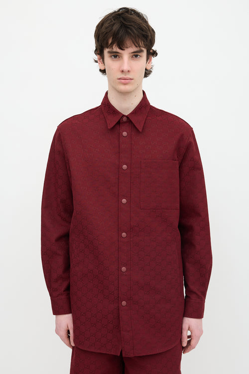 Gucci FW 2020 GG Jacquard Shirt