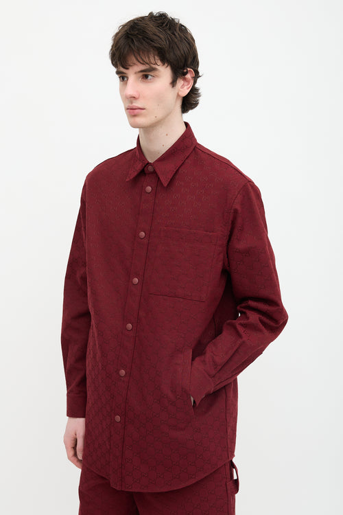 Gucci FW 2020 GG Jacquard Shirt