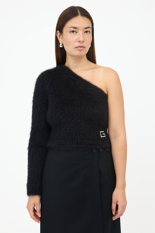 Gucci FW 2023 Mohair One Shoulder Sweater
