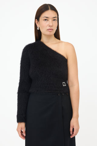 Gucci FW 2023 Mohair One Shoulder Sweater
