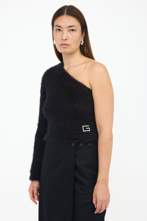 Gucci FW 2023 Mohair One Shoulder Sweater