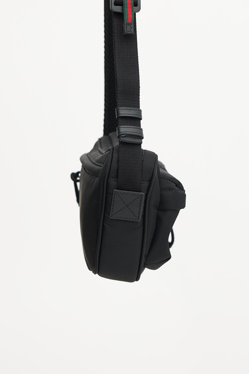 Gucci FW 2024 Nylon Logo Crossbody Bag