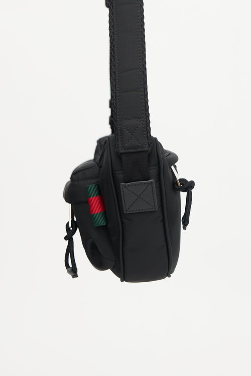 Gucci FW 2024 Nylon Logo Crossbody Bag