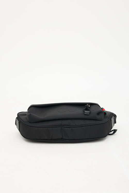 Gucci FW 2024 Nylon Logo Crossbody Bag