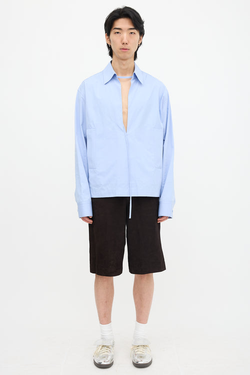 FW 2025 Embossed Logo Tunic Shirt