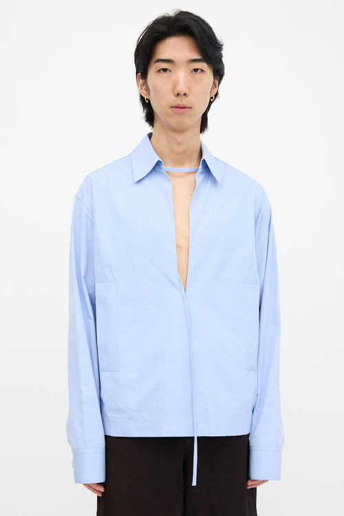 Gucci FW 2025 Embossed Logo Tunic Shirt