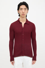 Gucci FW 2025 Ribbed Knit Polo