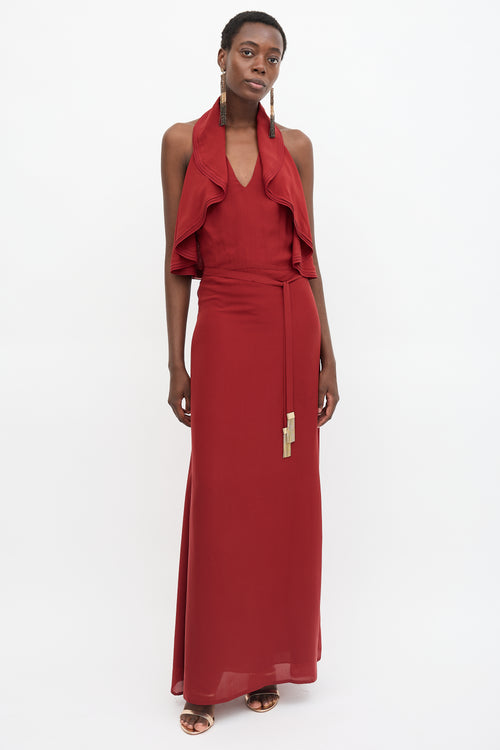 Gucci Fall 2006 Silk Halter Dress