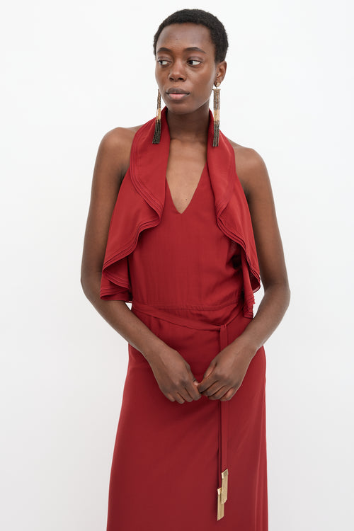 Gucci Fall 2006 Silk Halter Dress