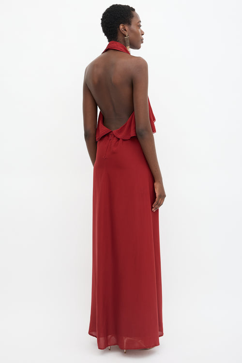 Gucci Fall 2006 Silk Halter Dress