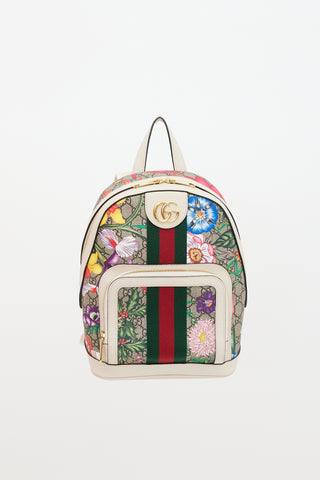 Gucci Flora GG Supreme Ophidia Backpack