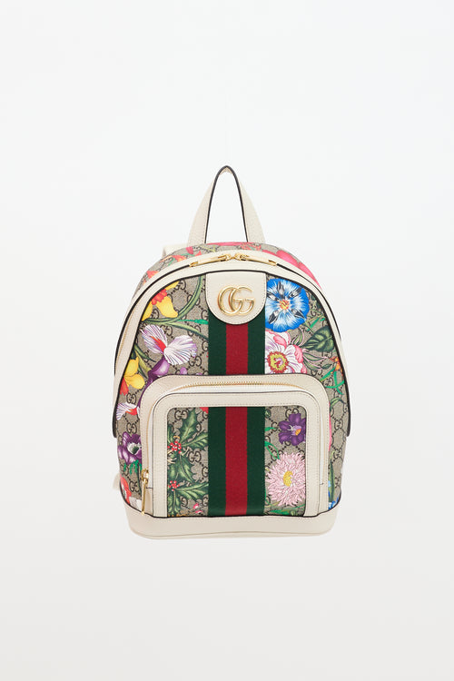 Gucci Flora GG Supreme Ophidia Backpack