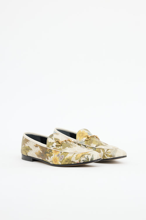 Gucci Floral Jordaan Loafer
