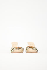 Gucci Floral Bamboo Mule