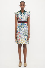 Gucci Floral Web Midi Dress