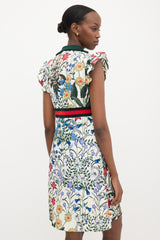 Gucci Floral Web Midi Dress
