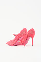 Gucci Fluorescent Lace Virginia Pump