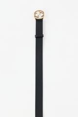 Gucci Leather & Beaded GG Belt
