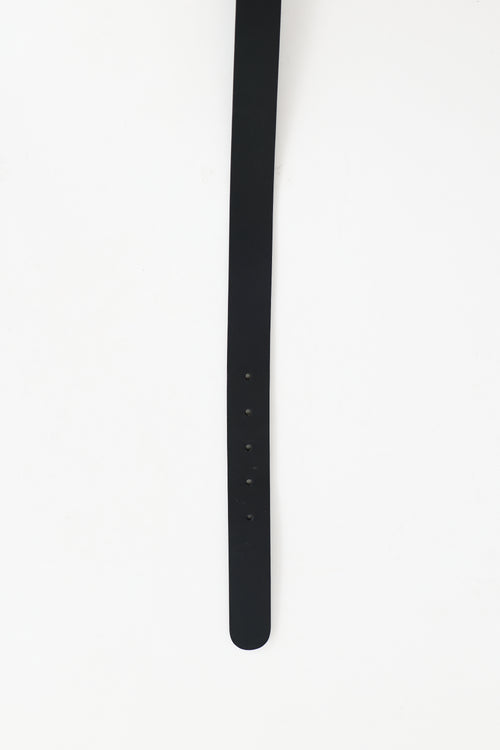 Gucci Leather & Beaded GG Belt