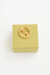 Gucci Blondie GG Logo Brooch