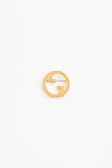 Gucci Blondie GG Logo Brooch