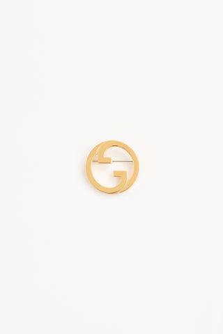 Gucci Blondie GG Logo Brooch