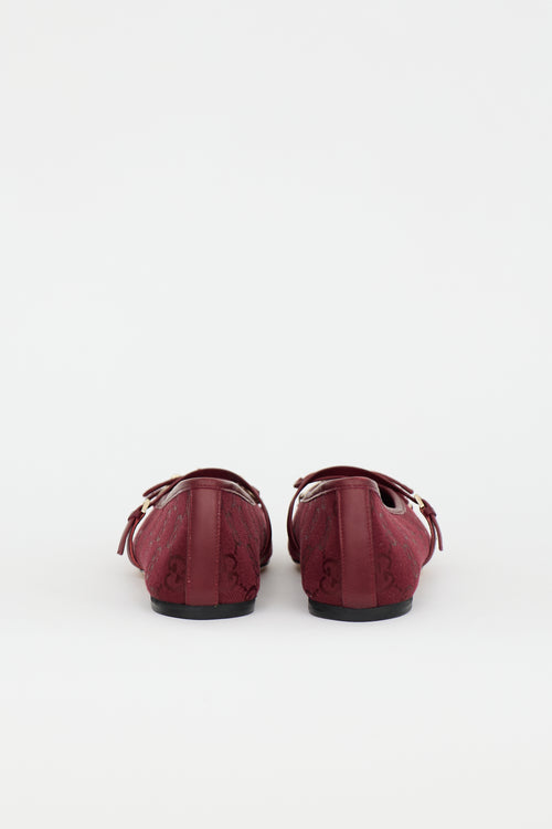 Gucci GG Canvas Ballet Flat