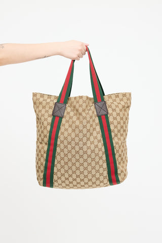 Gucci GG Canvas Tote Bag