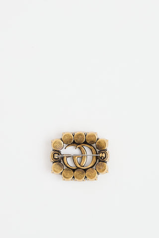 Gucci GG Crystal Brooch