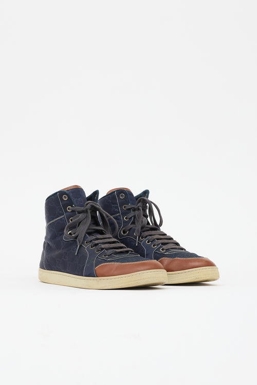 Gucci GG Monogram High Top Sneaker