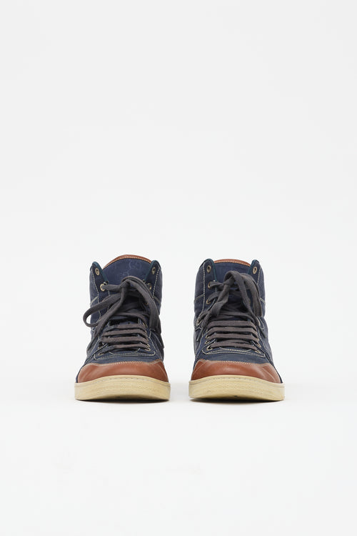 Gucci GG Monogram High Top Sneaker