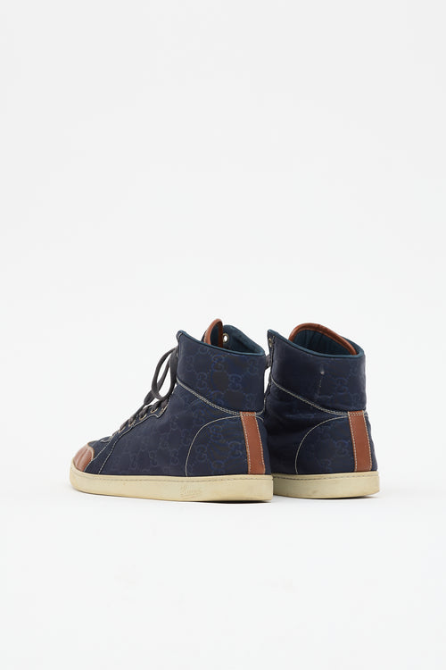 Gucci GG Monogram High Top Sneaker