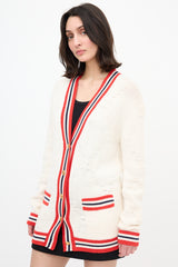 Gucci GG Jacquard Stripe Cardigan