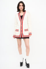 Gucci GG Jacquard Stripe Cardigan