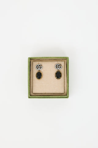 Gucci GG Marmont Crystal Earrings