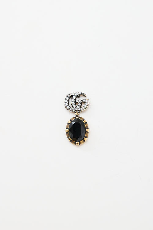 Gucci GG Marmont Crystal Earrings