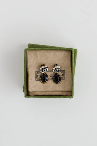 Gucci GG Marmont Crystal Earrings