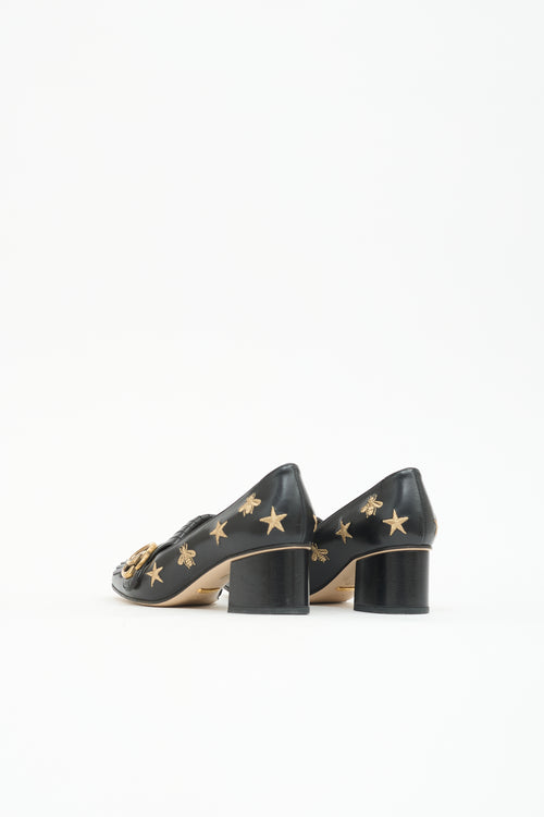 Gucci Leather GG Loafer Pump