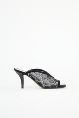 Gucci GG Mesh Embellished Mule