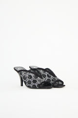 Gucci GG Mesh Embellished Mule